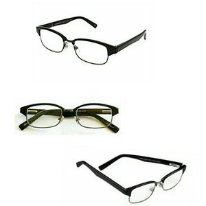Retro Style Men's Stylish Rectangular Clubmaster Reading Glasses